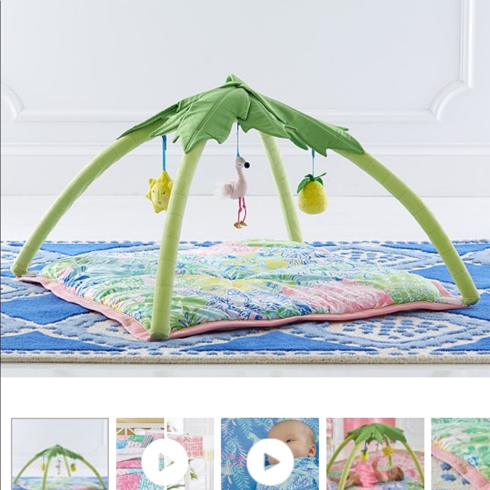 Lilly Pulitzer Pottery Barn Kids Activity Gym.